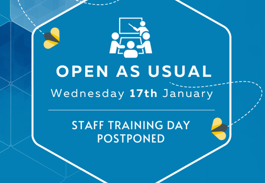 Postponement of Staff Training Day